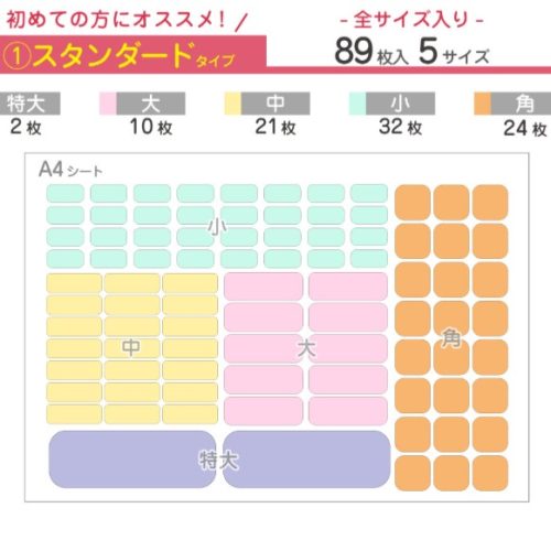 サイズ一覧